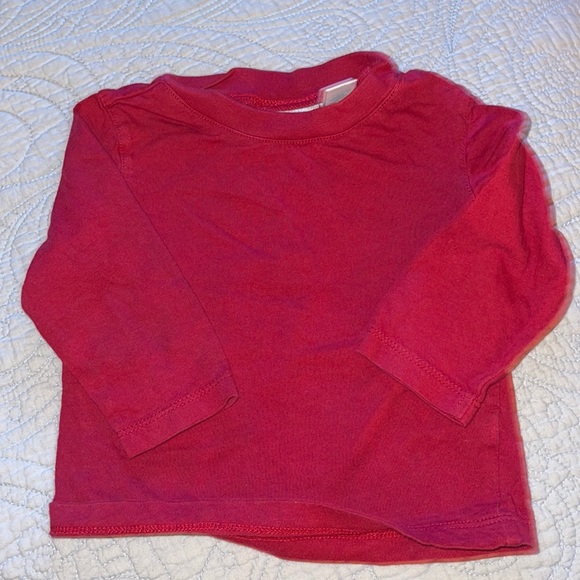 12 Months long sleeve red first impressions T-shirt. - Picture 2 of 2